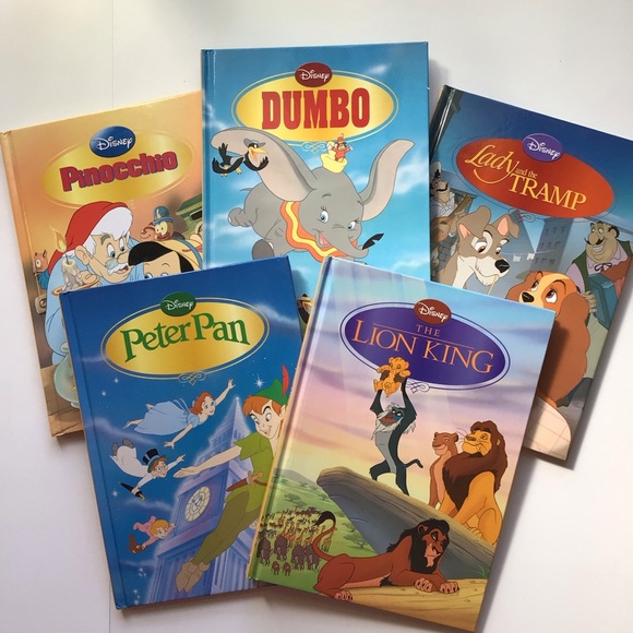 5 large Disney hardcover books